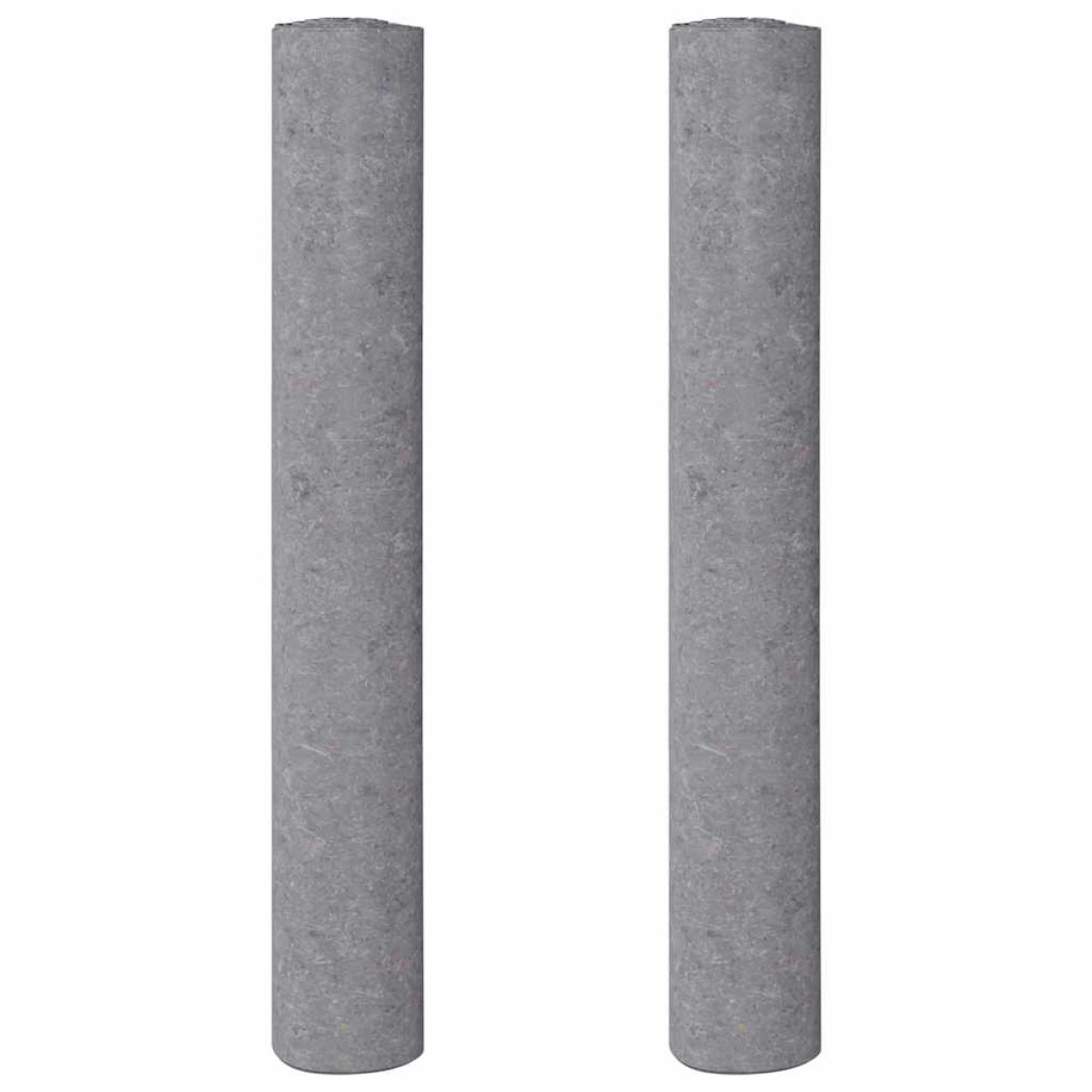 vidaXL Αντιολισθητικά Φλις Βαφής 2 τεμ. 10 μ. 180 γρ./μ² Γκρι