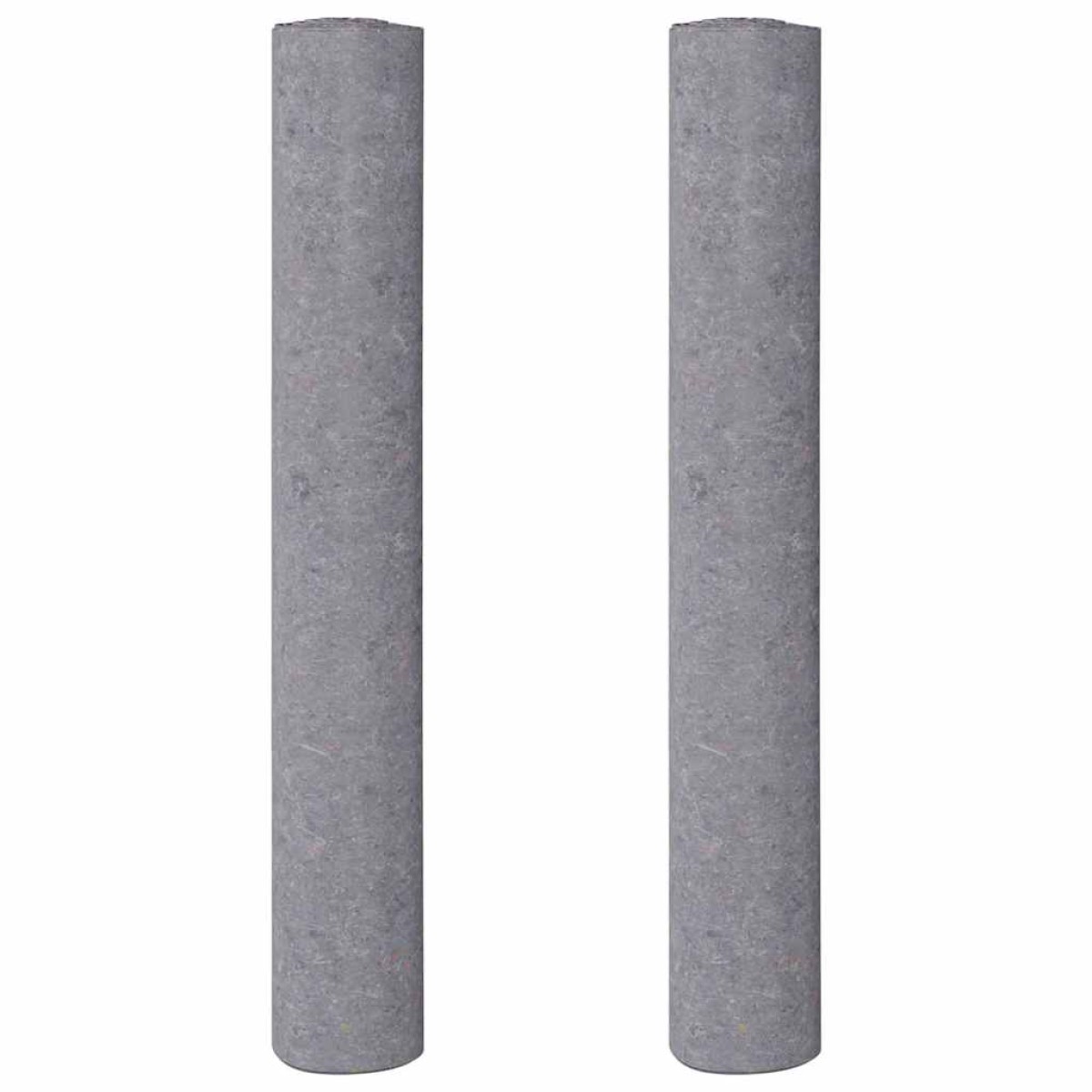vidaXL Αντιολισθητικά Φλις Βαφής 2 τεμ. 10 μ. 220 γρ./μ² Γκρι