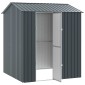 vidaXL Κλουβί Πουλιών με αποθήκευση Ανθρακί 215 x 210 x 247 εκ.