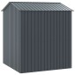 vidaXL Κλουβί Πουλιών με αποθήκευση Ανθρακί 215 x 210 x 247 εκ.