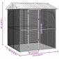 vidaXL Κλουβί Πουλιών Ανθρακί 215 x 208 x 247 εκ Επικαλυμμένος Χάλυβας