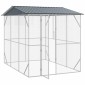 vidaXL Κλουβί Πουλιών Ανθρακί 227 x 310 x 247 εκ Επικαλυμμένος Χάλυβας