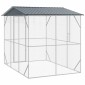 vidaXL Κλουβί Πουλιών Ανθρακί 227 x 310 x 247 εκ Επικαλυμμένος Χάλυβας