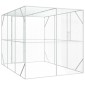 vidaXL Κλουβί Πουλιών Ανθρακί 210 x 304 x 213 εκ Επικαλυμμένος Χάλυβας