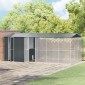 vidaXL Κλουβί Πουλιών Ανθρακί 645 x 310 x 247 εκ Επικαλυμμένος Χάλυβας