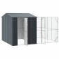 vidaXL Κλουβί Πουλιών Ανθρακί 425 x 304 x 247 εκ Επικαλυμμένος Χάλυβας