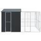 vidaXL Κλουβί Πουλιών Ανθρακί 425 x 304 x 247 εκ Επικαλυμμένος Χάλυβας