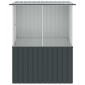 vidaXL Κλουβί Πουλιών Ανθρακί 165 x 165 x 200 εκ Επικαλυμμένος Χάλυβας