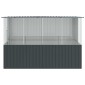 vidaXL Κλουβί Πουλιών Ανθρακί 165 x 318 x 200 εκ Επικαλυμμένος Χάλυβας