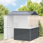 vidaXL Κλουβί Πουλιών Ανθρακί 215 x 209 x 230 εκ Επικαλυμμένος Χάλυβας