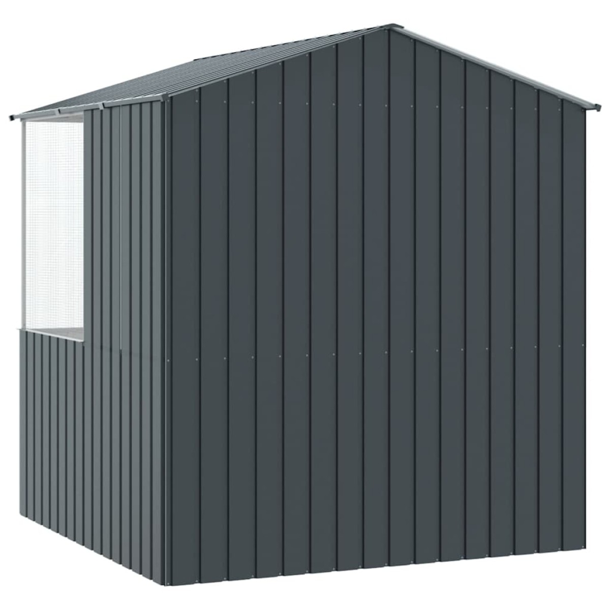 vidaXL Κλουβί Πουλιών Ανθρακί 215 x 209 x 230 εκ Επικαλυμμένος Χάλυβας