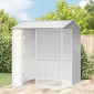 vidaXL Κλουβί Πουλιών Γκρι 215 x 210 x 247 εκ. Επικαλυμμένος Χάλυβας