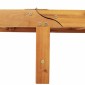 vidaXL Ξαπλώστρα 2 τμχ. Στερεό Ξύλο Ακακίας Taupe