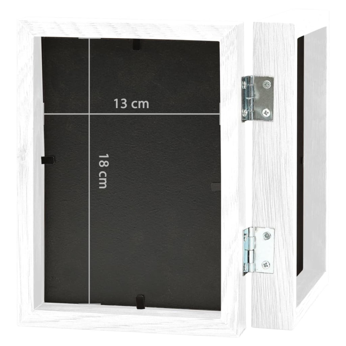 vidaXL Διπλή Κορνίζα Κολάζ Λευκή 2 x (13 x 18 εκ.)