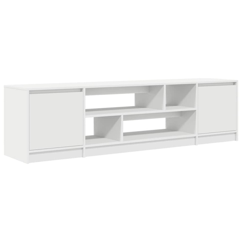 vidaXL Έπιπλο Τηλεόρασης Λευκό 188,5 x 41 x 50 εκ. από Τεχνητό Ξύλο
