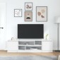 vidaXL Έπιπλο Τηλεόρασης Λευκό 188,5 x 41 x 50 εκ. από Τεχνητό Ξύλο
