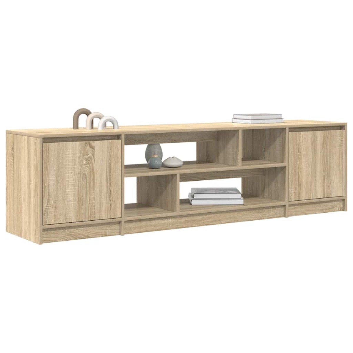 vidaXL Έπιπλο Τηλεόρασης Sonoma Δρυς 188,5x41x50 εκ. Επεξ. Ξύλο