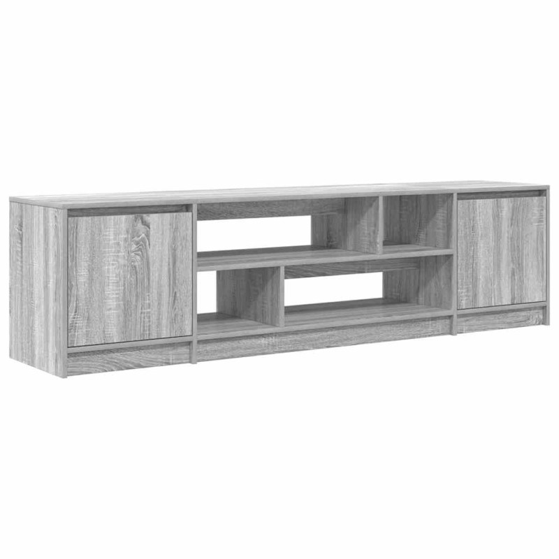 vidaXL Έπιπλο Τηλεόρασης Γκρι Sonoma 188,5x41x50 εκ. Επεξεργ. Ξύλο