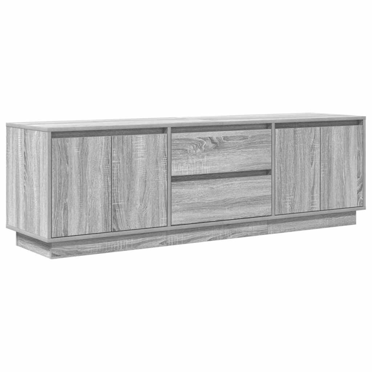 vidaXL Έπιπλο Τηλεόρασης με LED Γκρι Sonoma 160,5x41x50 εκ.