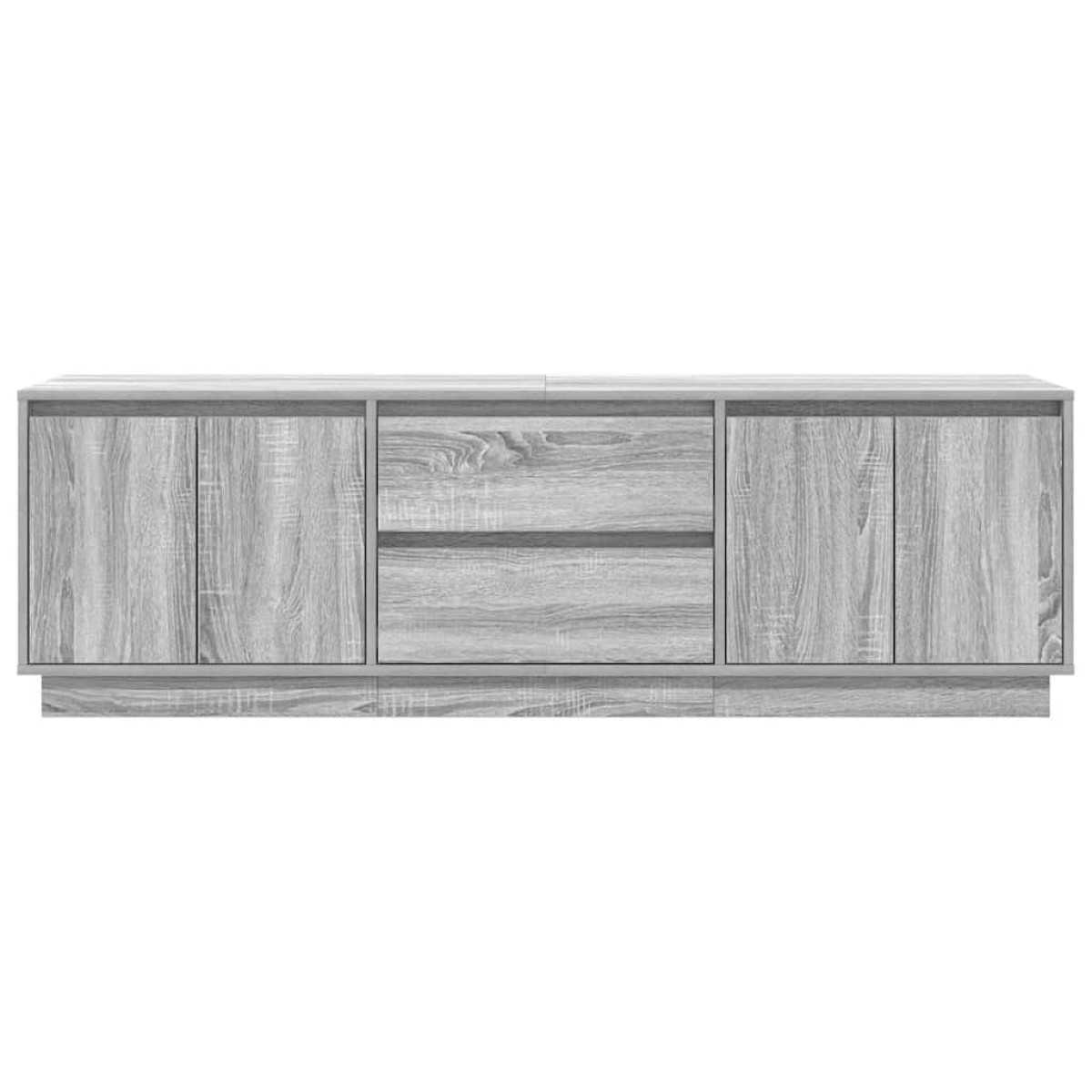 vidaXL Έπιπλο Τηλεόρασης με LED Γκρι Sonoma 160,5x41x50 εκ.