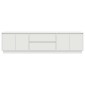 vidaXL Έπιπλο Τηλεόρασης με LED Λευκό 193,5x41x50 εκ.