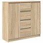 vidaXL Συρταριέρα με Συρτάρια Sonoma Δρυς 100,5x35x98,5 εκ. Επεξ. Ξύλο