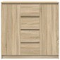 vidaXL Συρταριέρα με Συρτάρια Sonoma Δρυς 100,5x35x98,5 εκ. Επεξ. Ξύλο