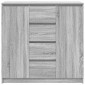 vidaXL Συρταριέρα με Συρτάρια Γκρι Sonoma 100,5x35x98,5 εκ. Επεξ. Ξύλο