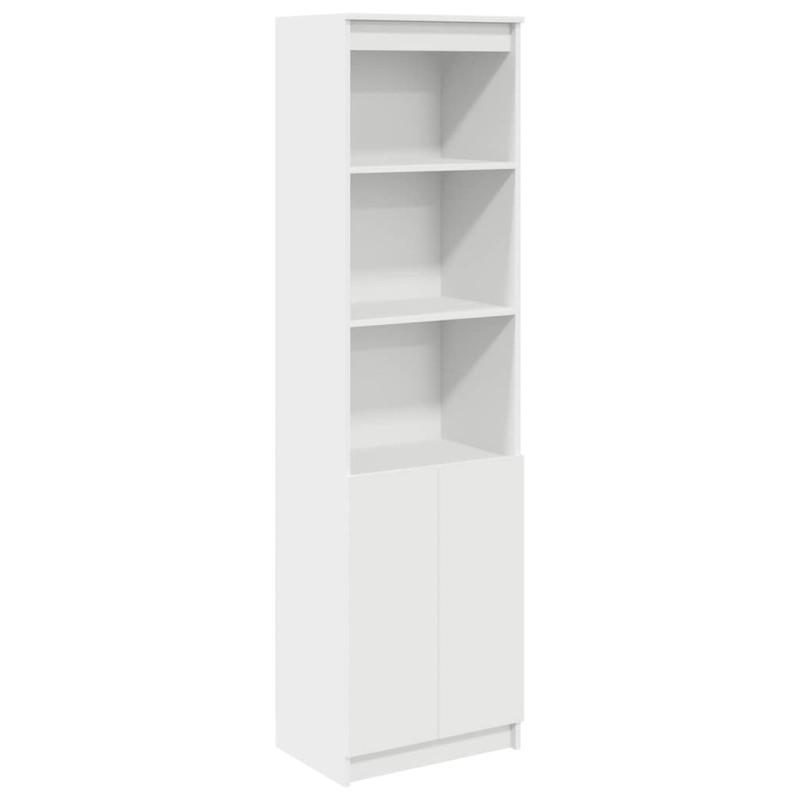 vidaXL Ντουλάπι Λευκό 50x35x180 εκ. από Επεξεργασμένο Ξύλο