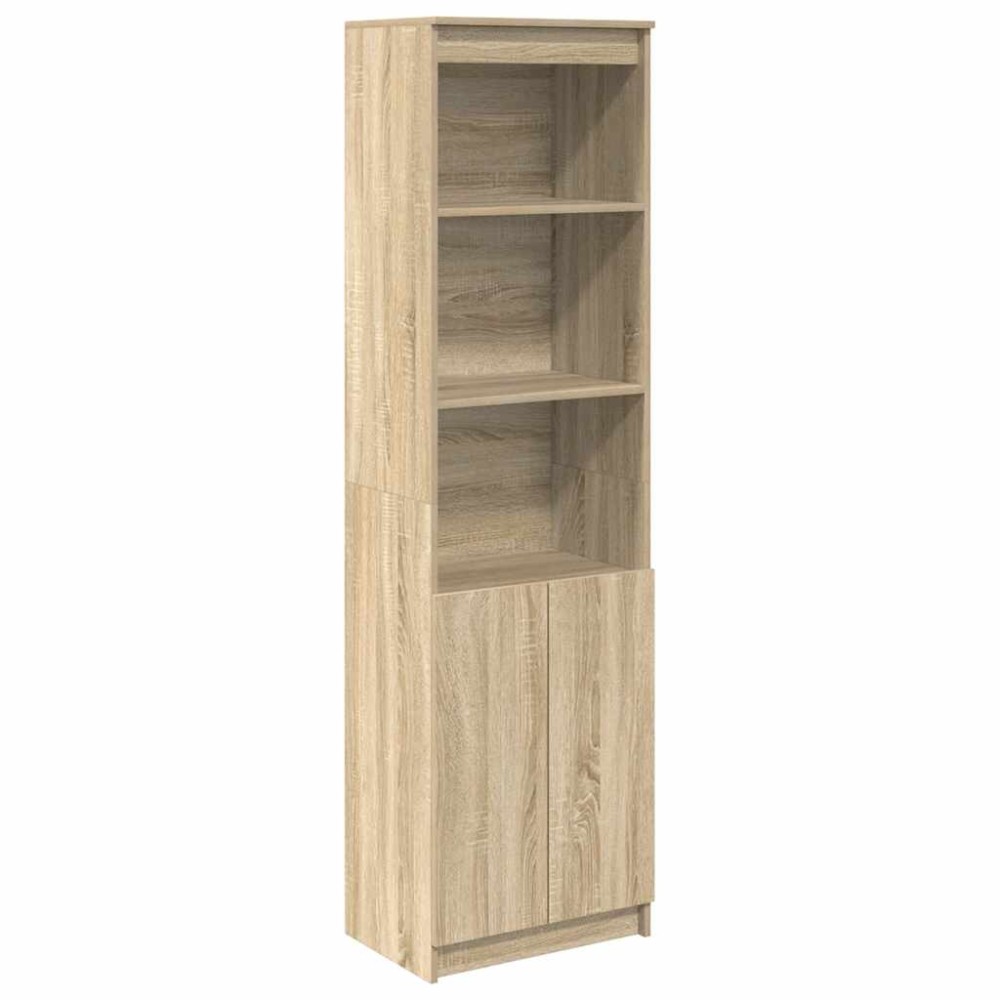 vidaXL Ντουλάπι Sonoma δρυς 50x35x180 εκ. από Επεξεργασμένο Ξύλο