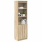 vidaXL Ντουλάπι Sonoma δρυς 50x35x180 εκ. από Επεξεργασμένο Ξύλο