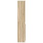 vidaXL Ντουλάπι Sonoma δρυς 50x35x180 εκ. από Επεξεργασμένο Ξύλο