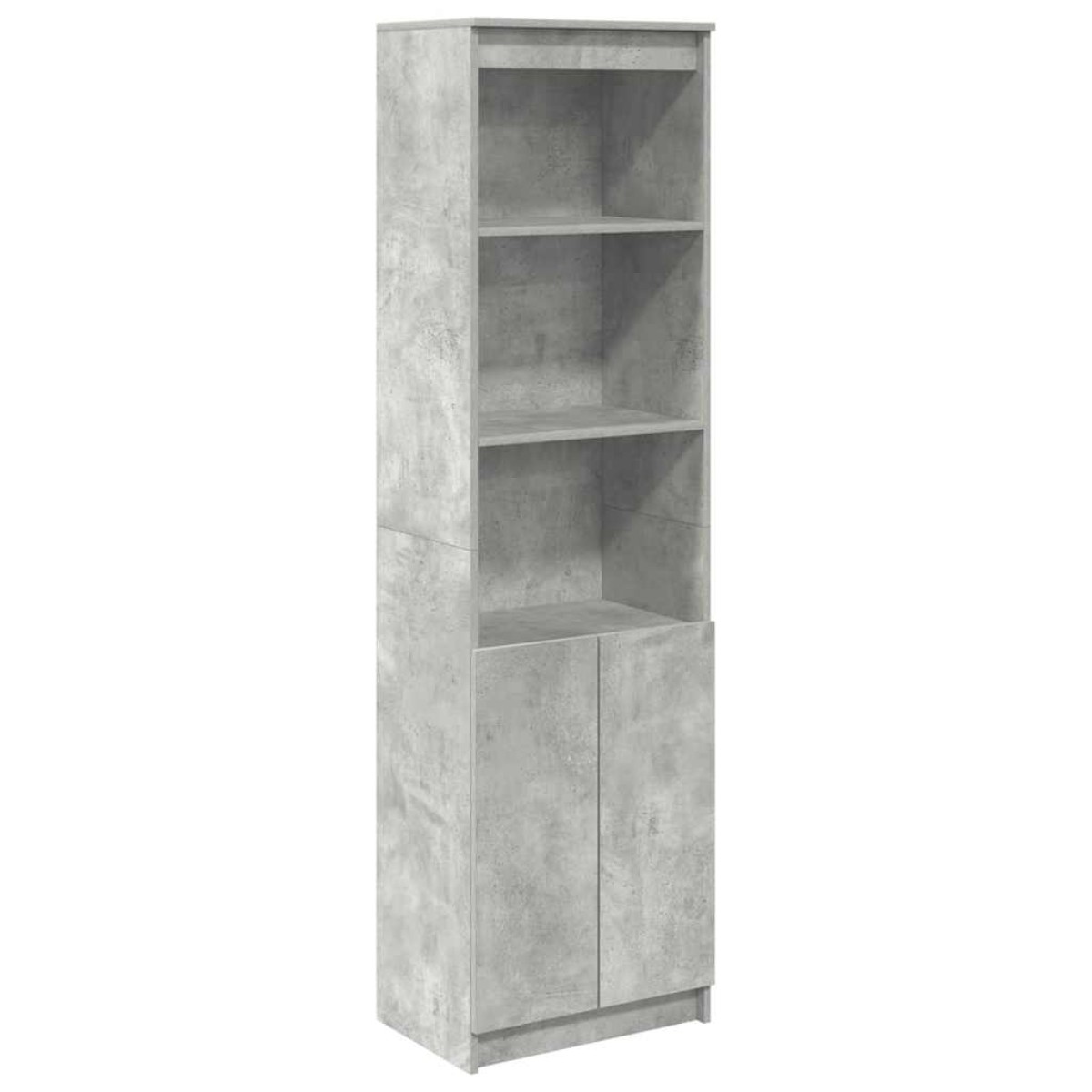 vidaXL Ντουλάπι Γκρι Σκυροδέματος 50x35x180 εκ. από Επεξεργασμένο Ξύλο