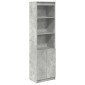 vidaXL Ντουλάπι Γκρι Σκυροδέματος 50x35x180 εκ. από Επεξεργασμένο Ξύλο