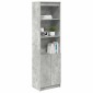 vidaXL Ντουλάπι Γκρι Σκυροδέματος 50x35x180 εκ. από Επεξεργασμένο Ξύλο