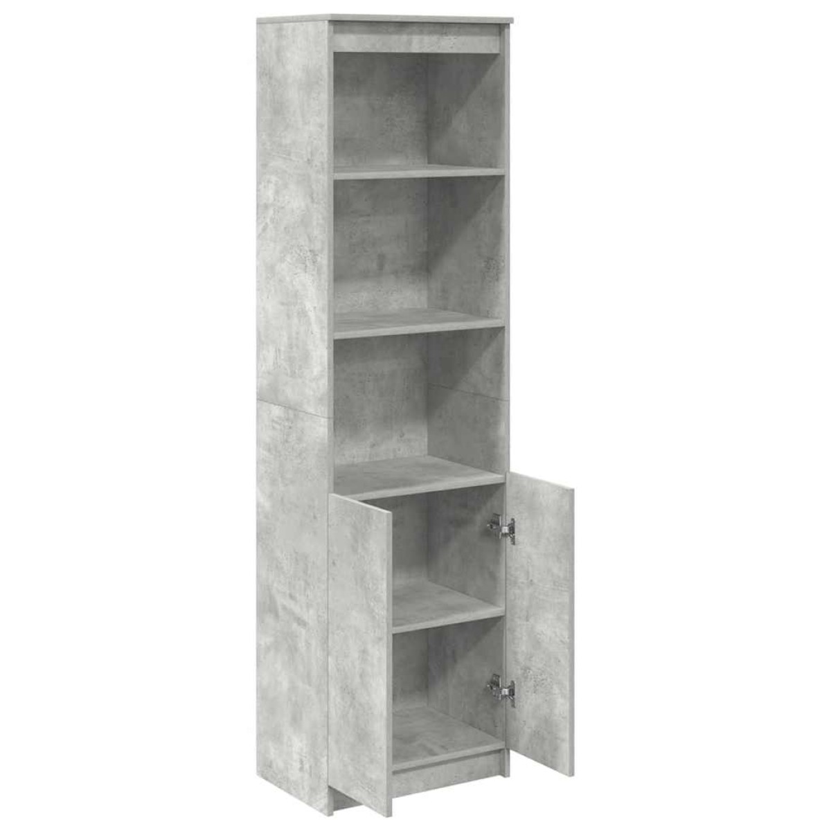 vidaXL Ντουλάπι Γκρι Σκυροδέματος 50x35x180 εκ. από Επεξεργασμένο Ξύλο