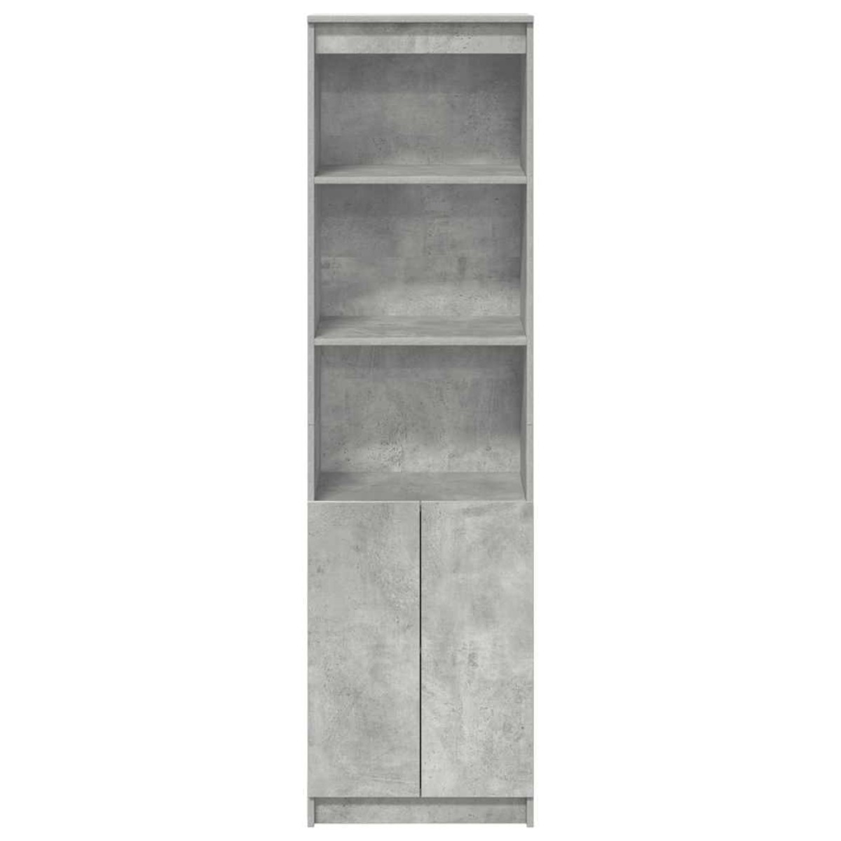 vidaXL Ντουλάπι Γκρι Σκυροδέματος 50x35x180 εκ. από Επεξεργασμένο Ξύλο