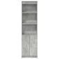 vidaXL Ντουλάπι Γκρι Σκυροδέματος 50x35x180 εκ. από Επεξεργασμένο Ξύλο