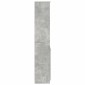 vidaXL Ντουλάπι Γκρι Σκυροδέματος 50x35x180 εκ. από Επεξεργασμένο Ξύλο