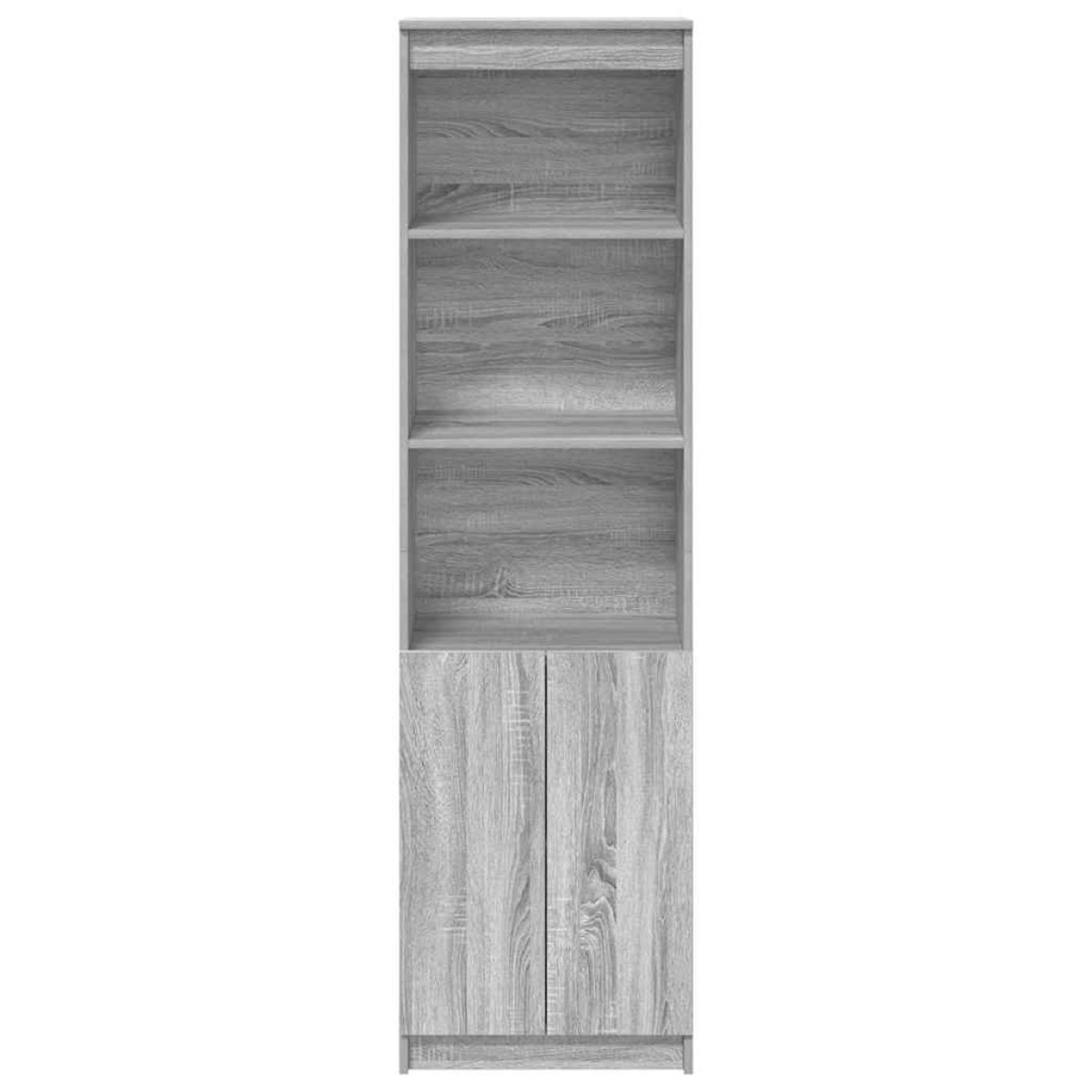 vidaXL Ντουλάπι Γκρι Sonoma 50x35x180 εκ. από Επεξεργασμένο Ξύλο
