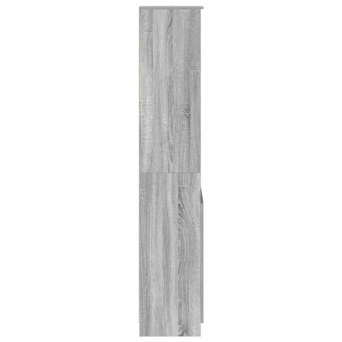 vidaXL Ντουλάπι Γκρι Sonoma 50x35x180 εκ. από Επεξεργασμένο Ξύλο