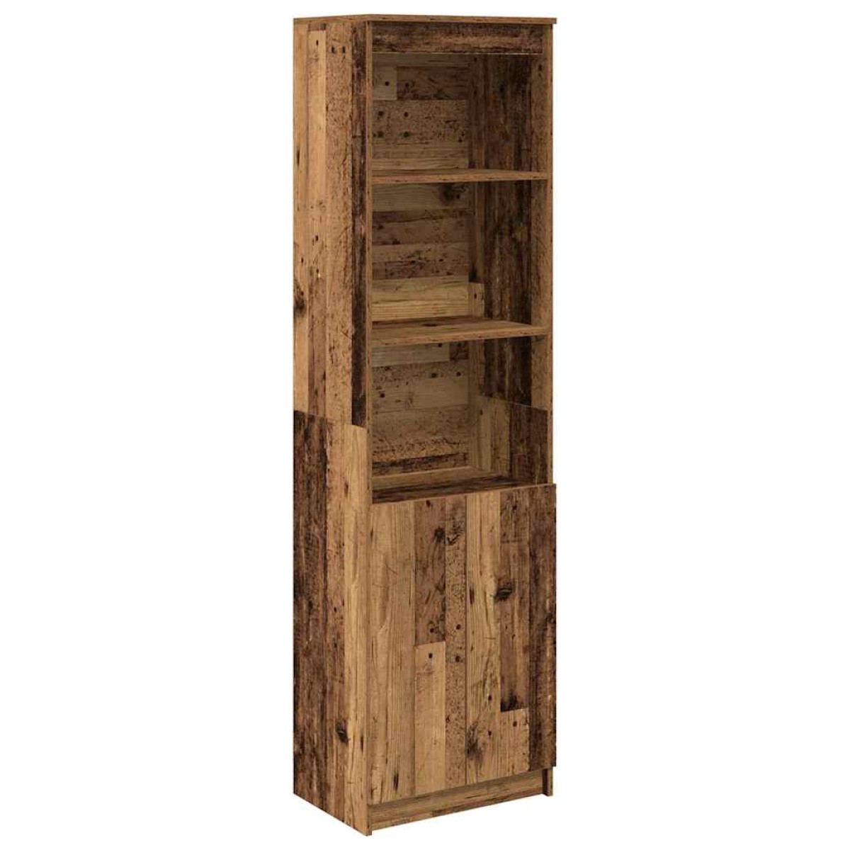 vidaXL Ντουλάπι Όψη Παλαιού Ξύλου 50x35x180 εκ. από Επεξεργασμένο Ξύλο