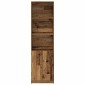 vidaXL Ντουλάπι Όψη Παλαιού Ξύλου 50x35x180 εκ. από Επεξεργασμένο Ξύλο
