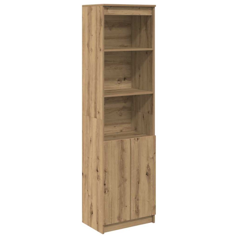 vidaXL Ντουλάπι Τεχνίτης Δρυς 50x35x180 εκ. από Επεξεργασμένο Ξύλο