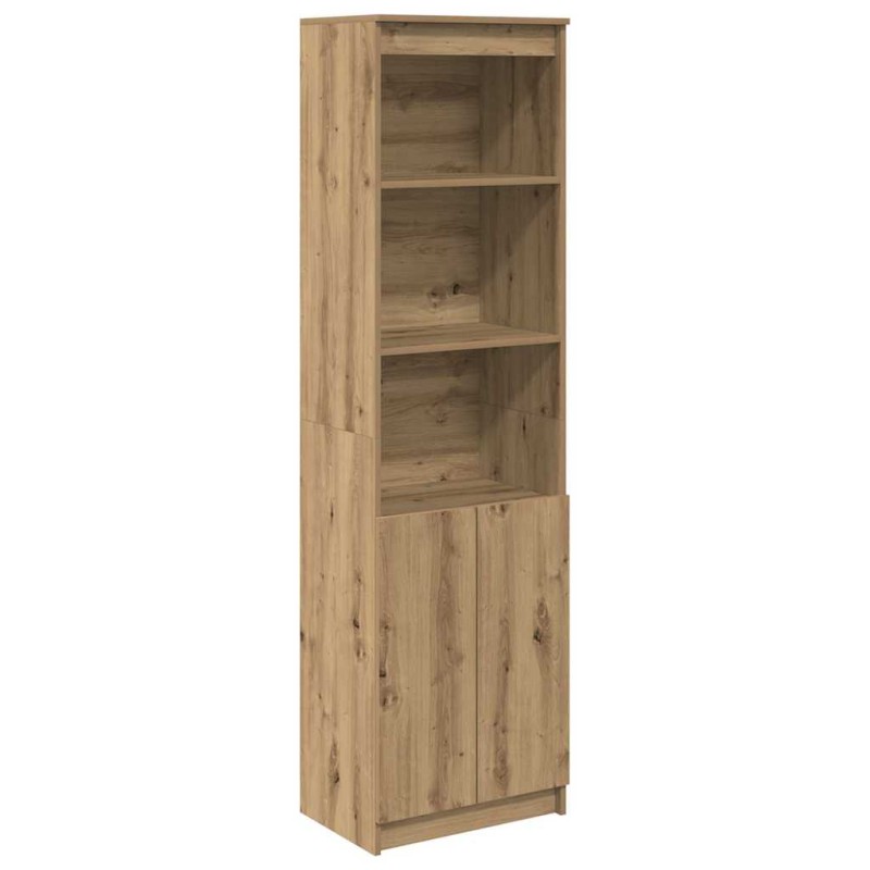 vidaXL Ντουλάπι Τεχνίτης Δρυς 50x35x180 εκ. από Επεξεργασμένο Ξύλο