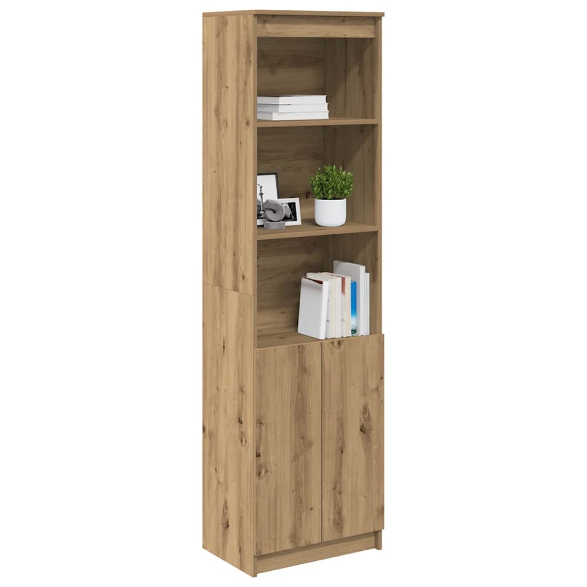 vidaXL Ντουλάπι Τεχνίτης Δρυς 50x35x180 εκ. από Επεξεργασμένο Ξύλο