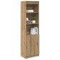 vidaXL Ντουλάπι Τεχνίτης Δρυς 50x35x180 εκ. από Επεξεργασμένο Ξύλο