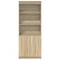 vidaXL Ντουλάπι Sonoma Δρυς 70x35x180 εκ. από Επεξεργασμένο Ξύλο