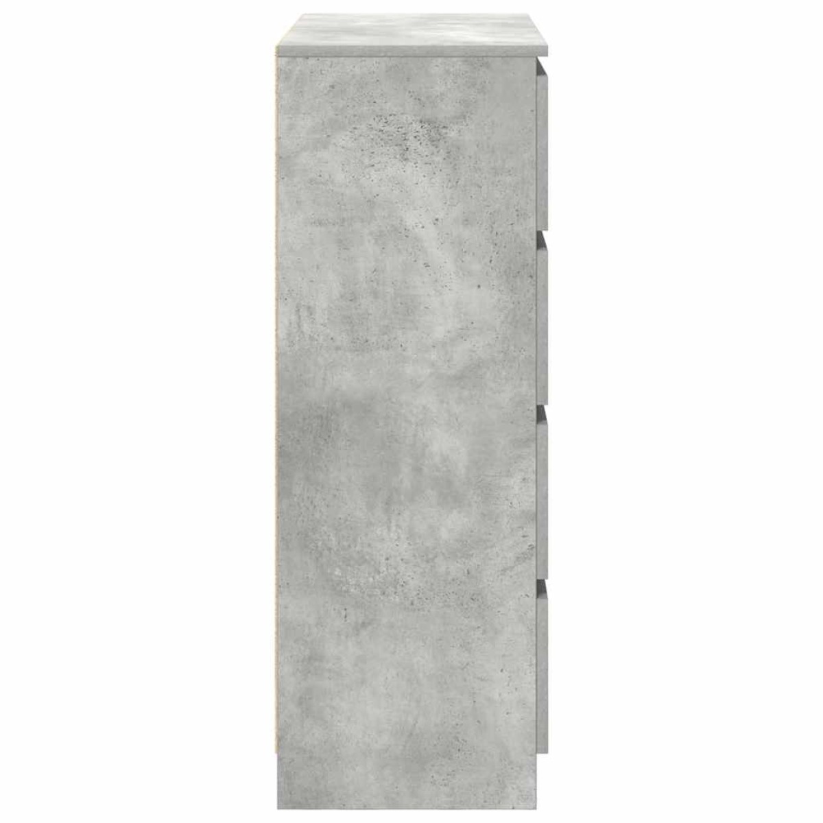 vidaXL Sideboard Μπετόν Γκρι 80x35x99 cm Κατασκευασμένο ξύλο