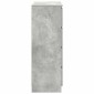 vidaXL Sideboard Μπετόν Γκρι 80x35x99 cm Κατασκευασμένο ξύλο
